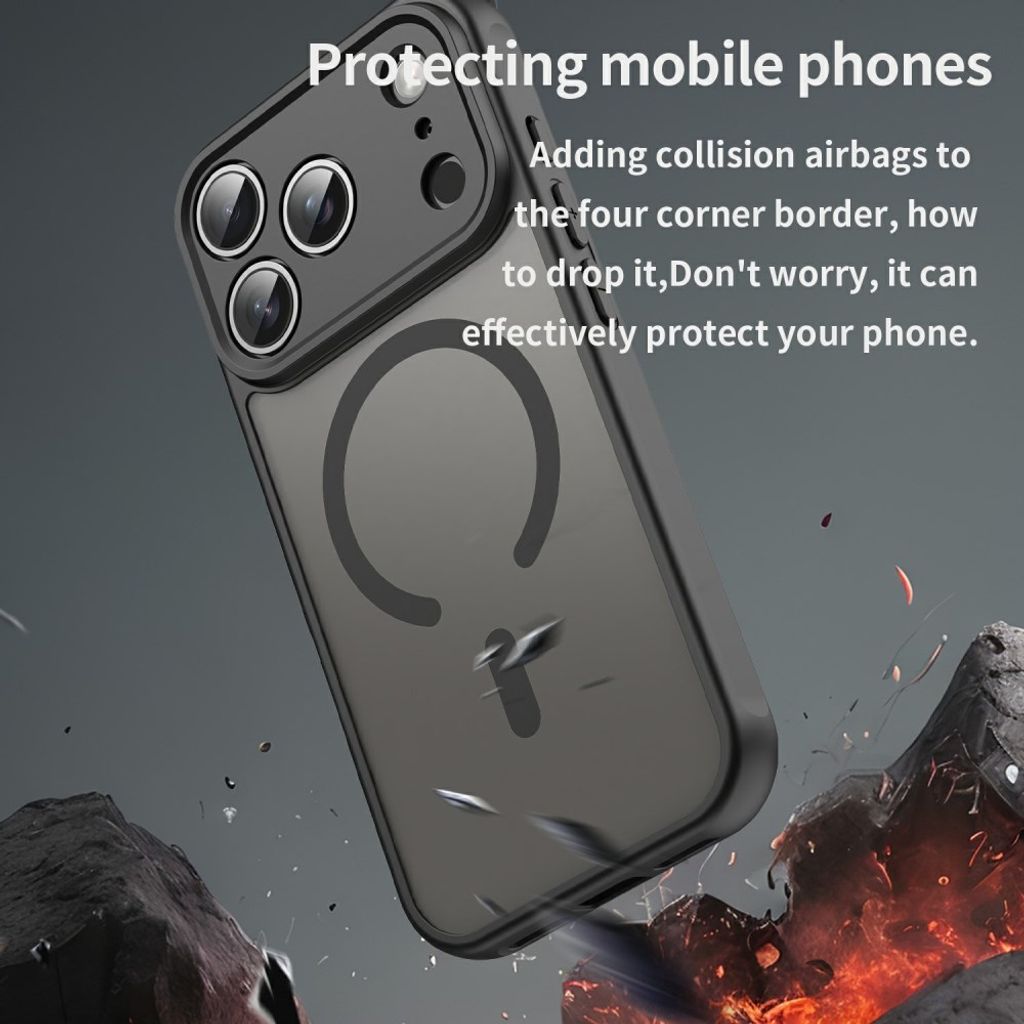 iPhone 18 Pro Max / 17 Pro Max MagSafe Deksel - Svart