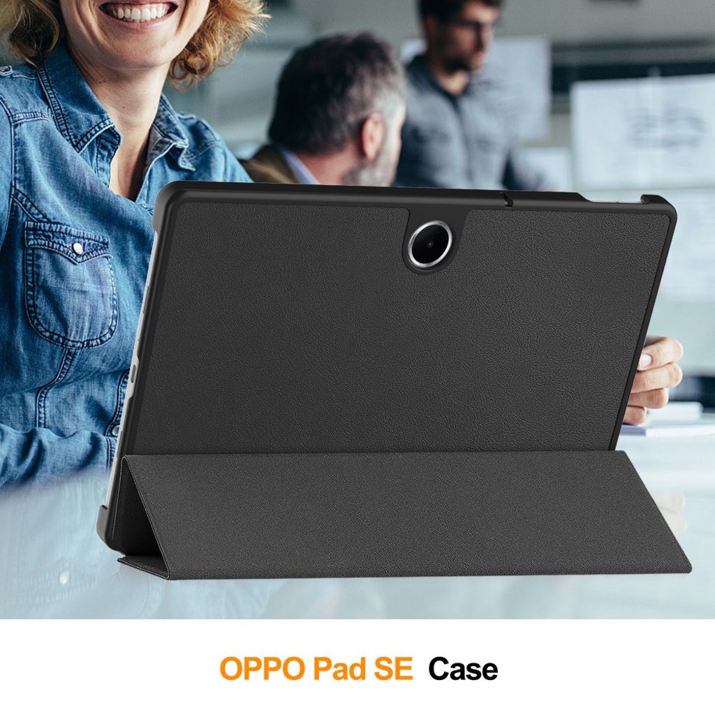 OnePlus Pad Lite / Oppo Pad SE Cover with Stand - Black