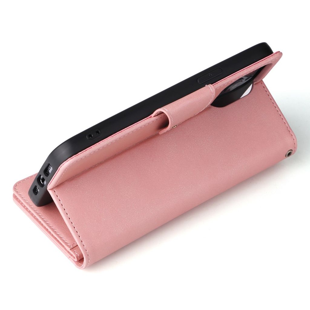 iPhone 12 Pro Max Kotelo Jalusta - Ruusu kultaa