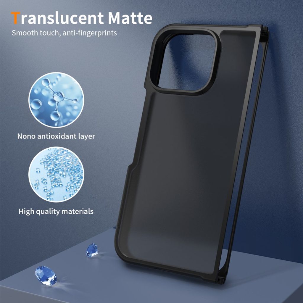 Google Pixel 11 Pro Fold Skal med akrylbaksida - Svart