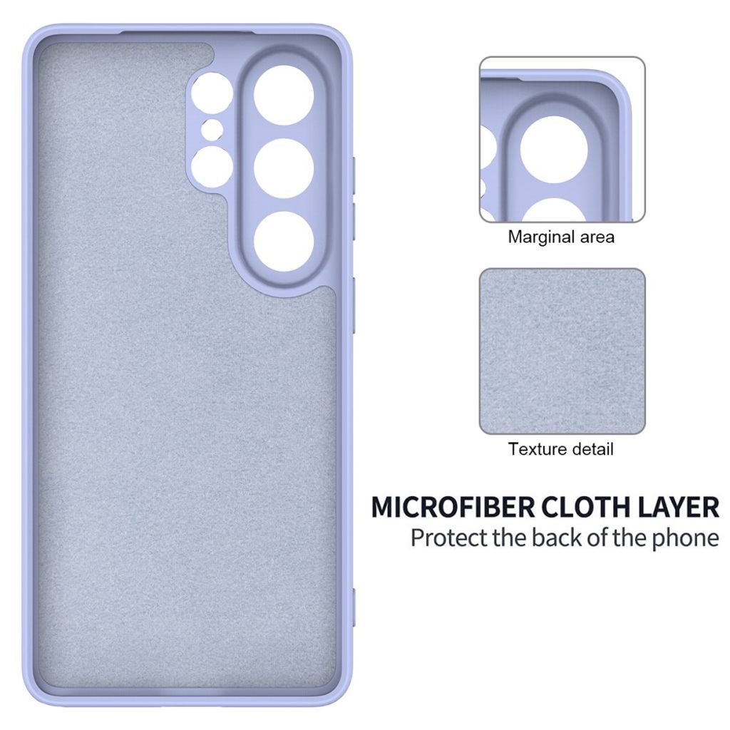 Samsung Galaxy S26 Ultra Skal i Silikon med Handgrepp - Lila