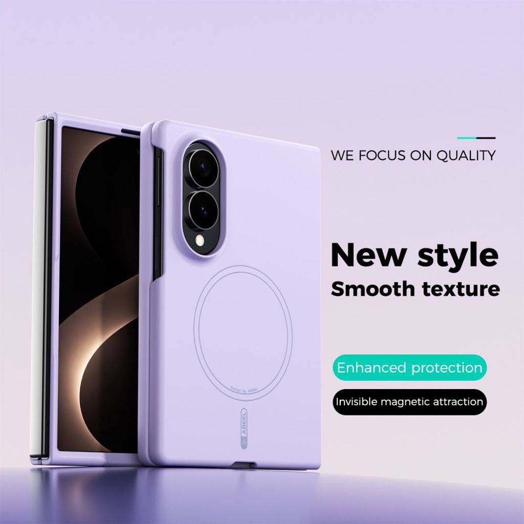 ABEEL Samsung Galaxy Z Fold8 MagSafe cover i silikone - Lilla