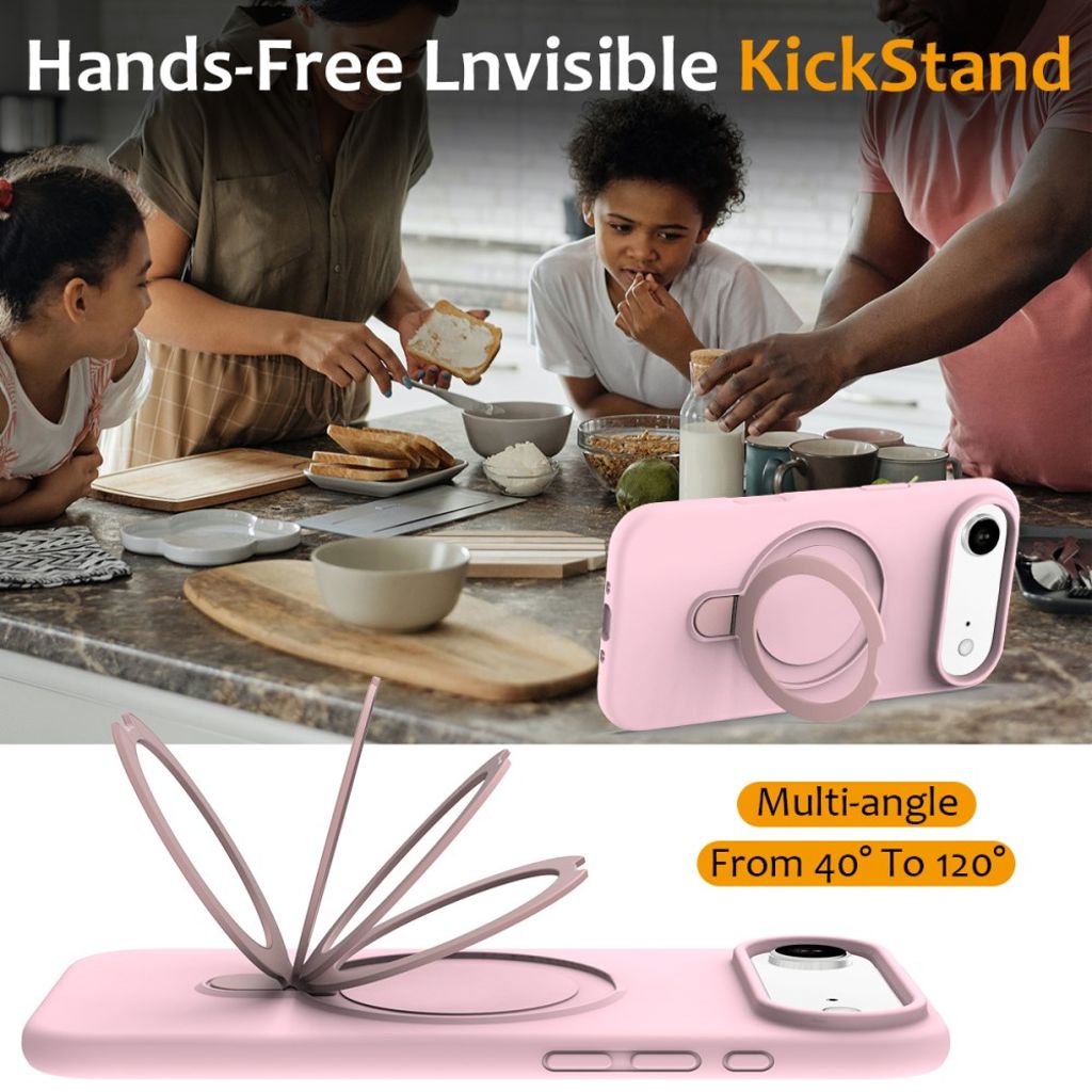 iPhone Air MagSafe Kickstand Case – Pink