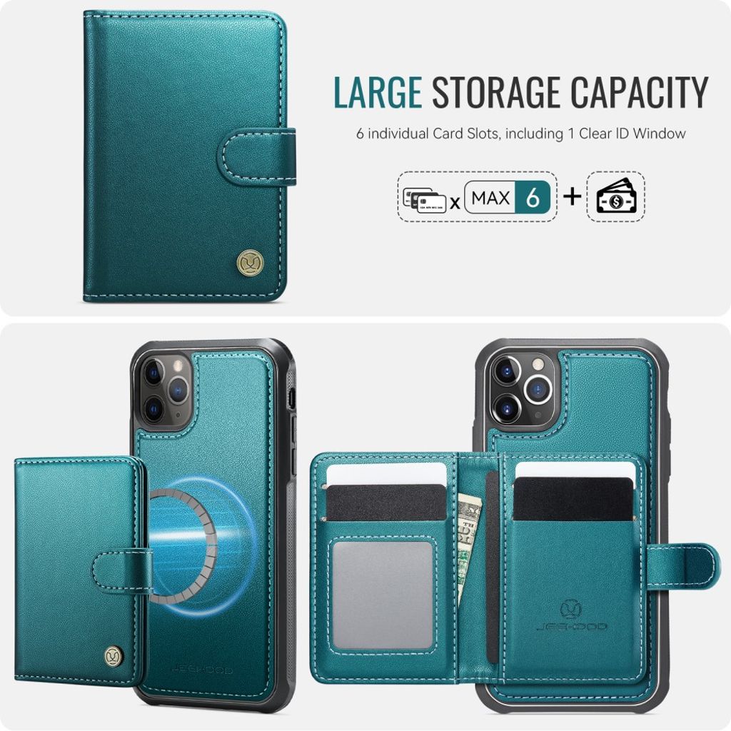 JEEHOOD iPhone 11 Pro Cover med MagSafe - Grøn