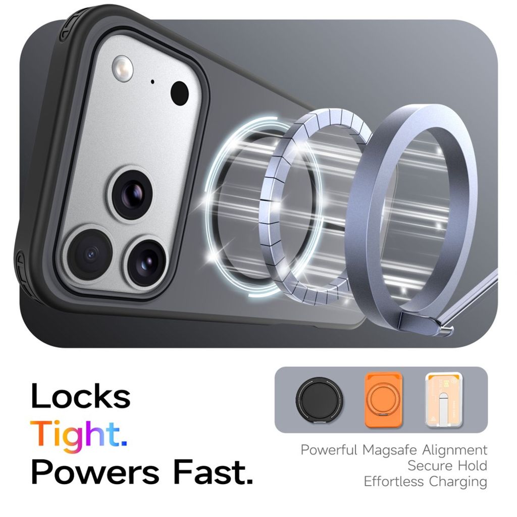 iPhone 18 Pro Max/17 Pro Max MagSafe Skal - Svart