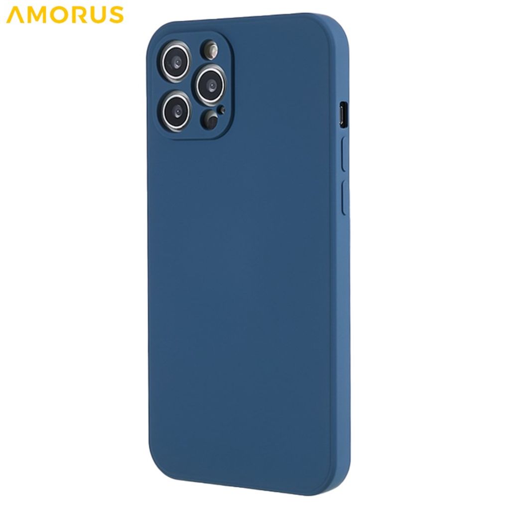 AMORUS iPhone 12 Pro Max TPU Cover - Blå