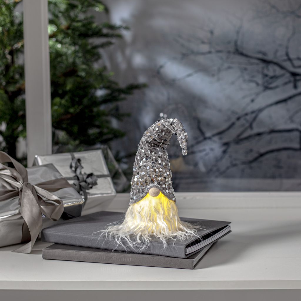 Batteridrevet dekorativ figur Joylight - LED lysende julemand
