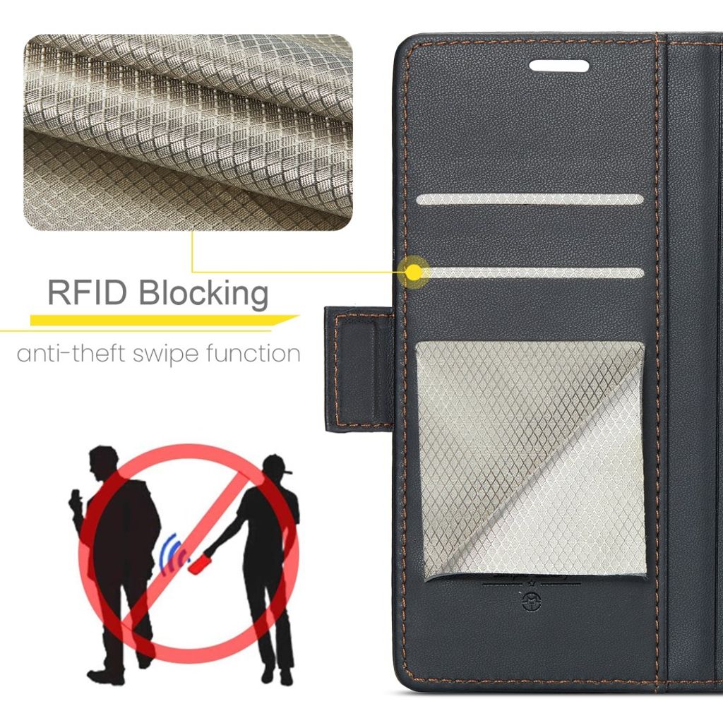 CASEME iPhone 17 Etui med Kortplads - Sort