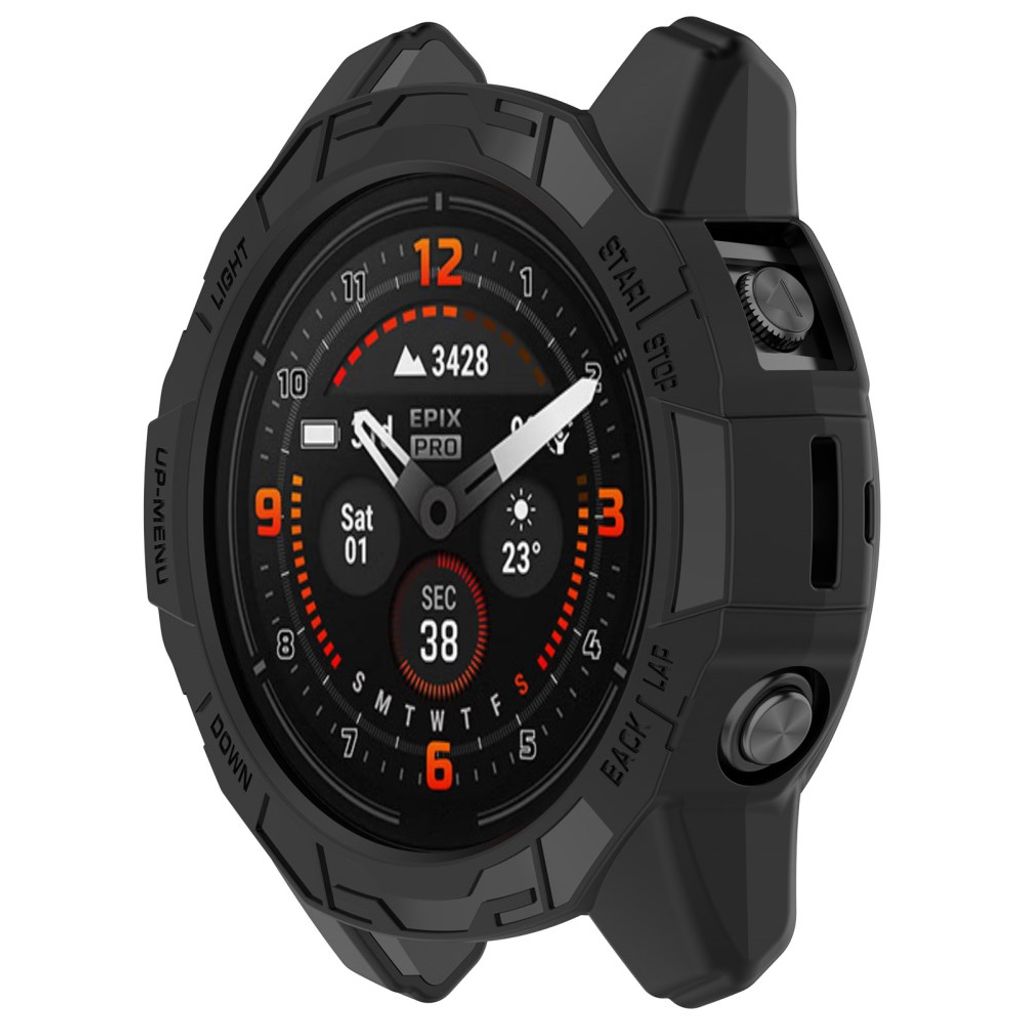 Garmin Epix Pro/Fenix 7X TPU Deksel – Svart