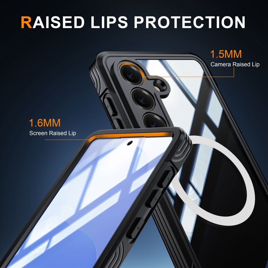 Samsung Galaxy S26 MagSafe Deksel med Skjermbeskytter - Svart