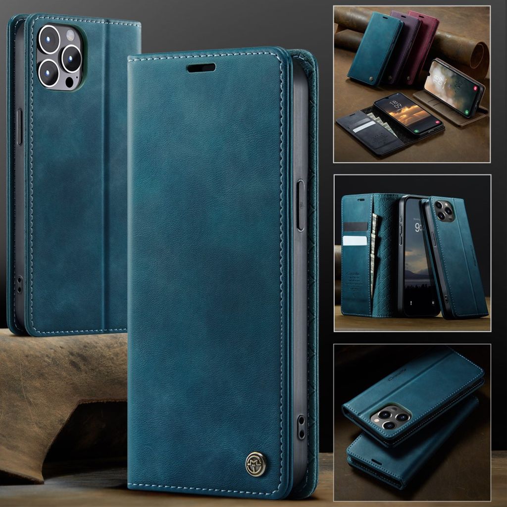 CASEME iPhone 12 Pro Max Kotelo Jalusta - Vihreä