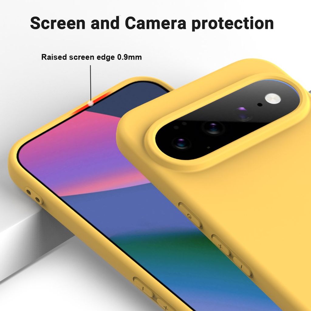 Google Pixel 11 Pro XL Deksel I Silikon - Gul