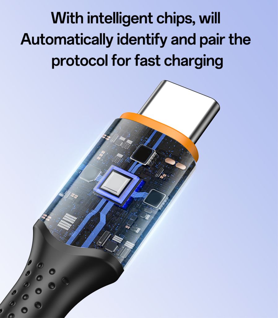 YESIDO CA212 USB-C till USB-C snabbladdningskabel 140W – 1,2 m