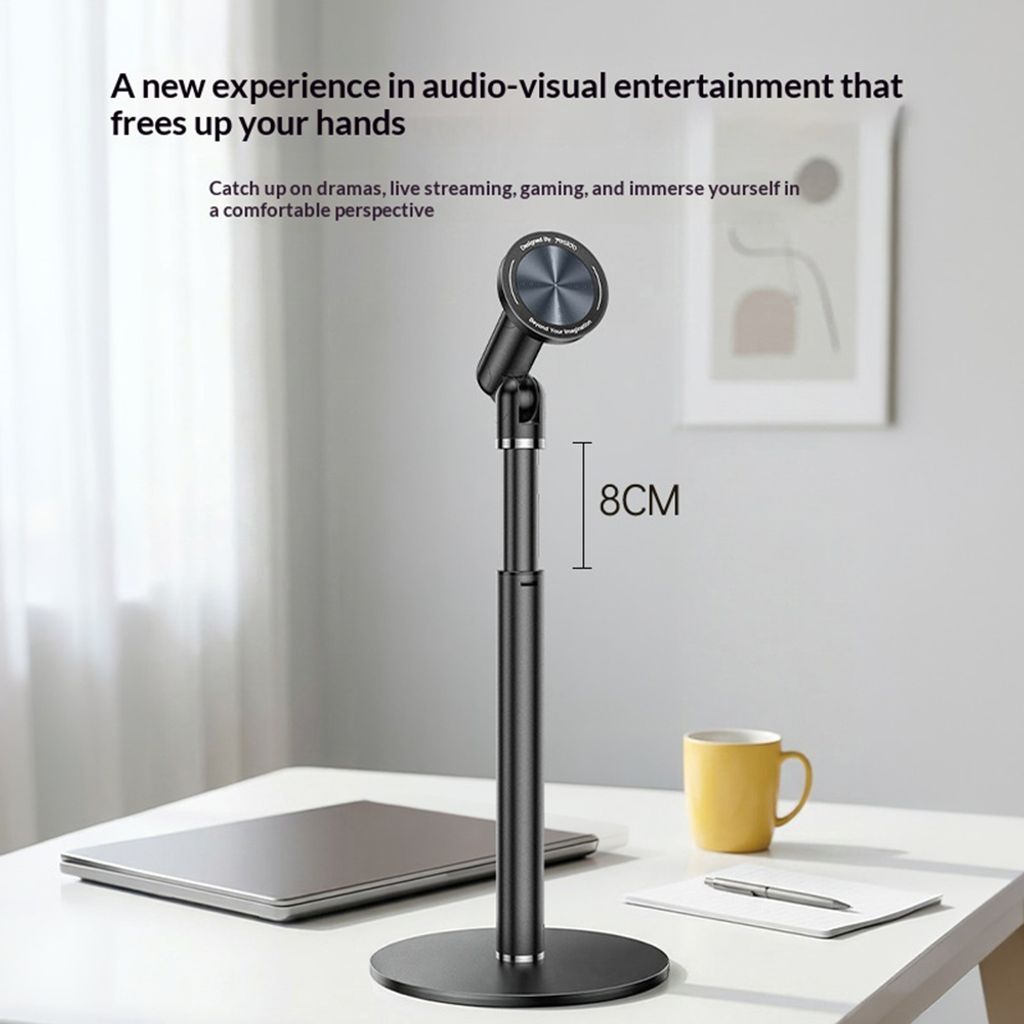 Yesido C303 Magnetisk Smarttelefonholder for Skrivebord - Svart