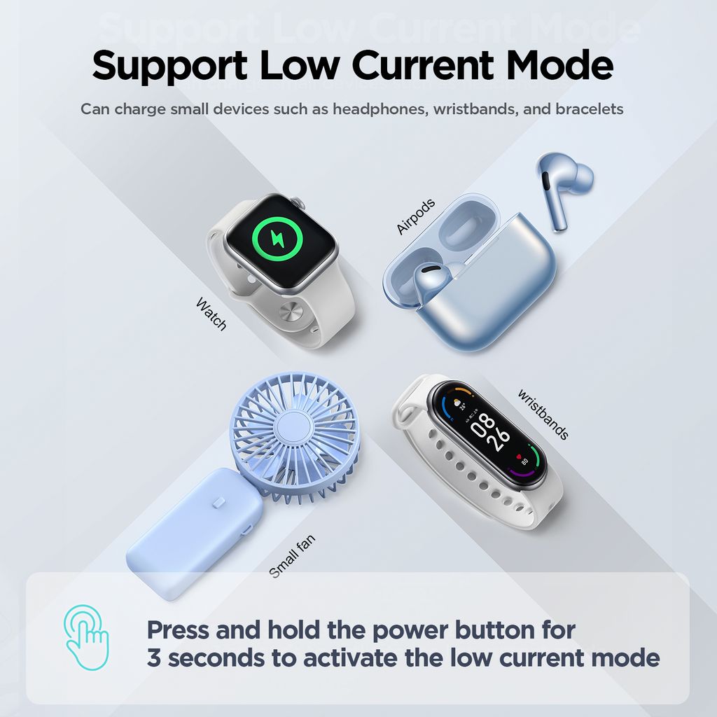 JOYROOM JR-QP192 Mini-Powerbank 20.000 mAh mit 22,5 W Schnellladefunktion – Schwarz