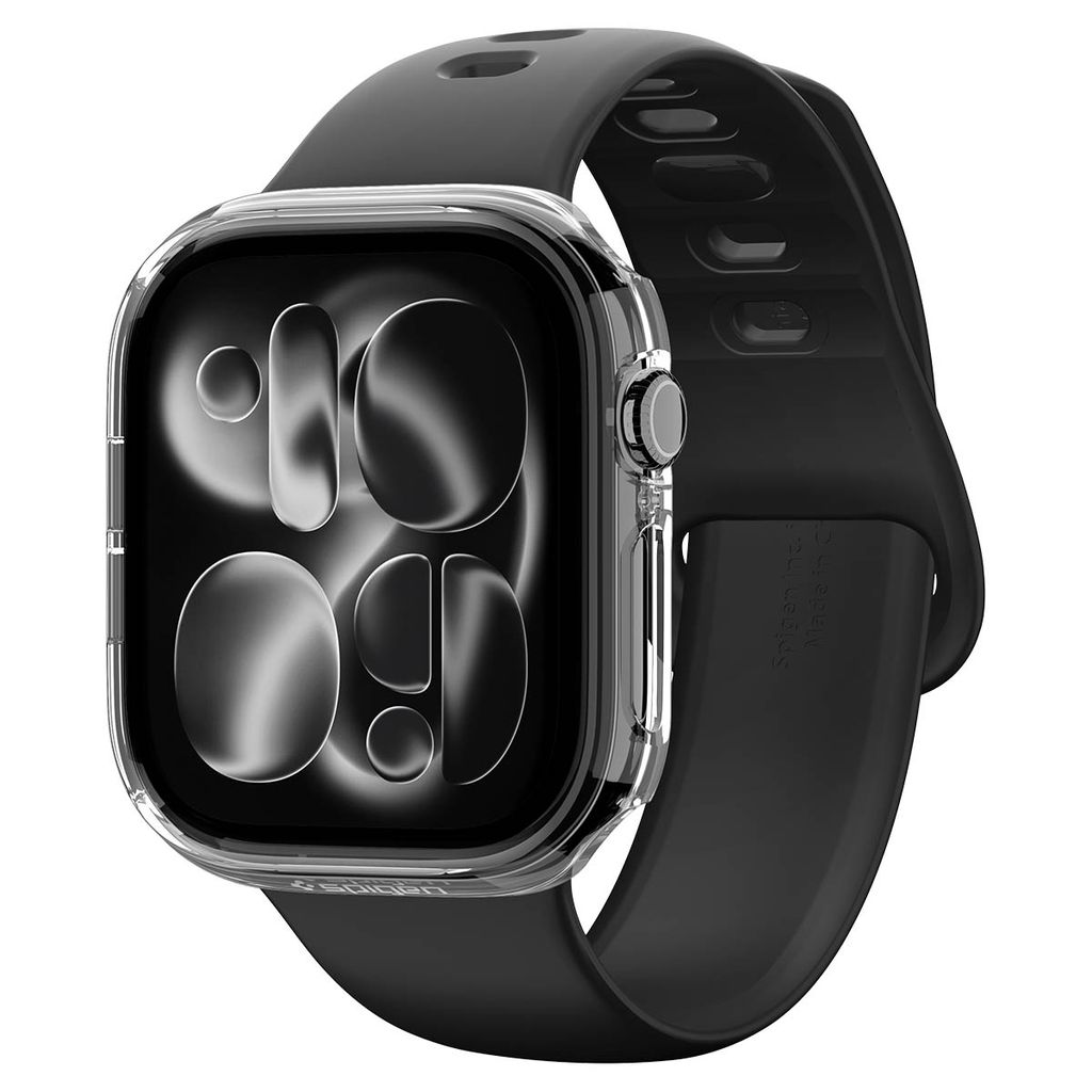 Spigen Apple Watch 12 (42mm) kuori Thin Fit - Läpinäkyvä