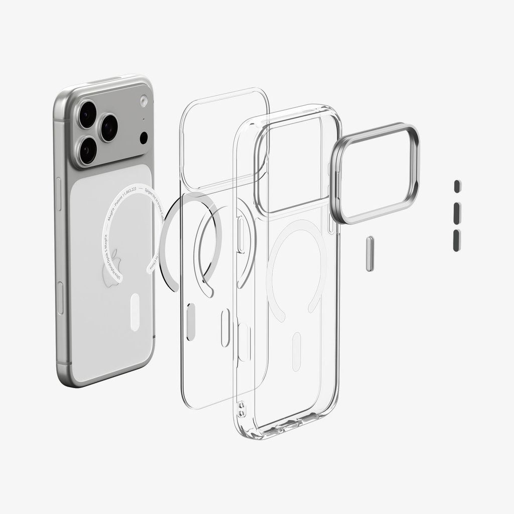 Spigen iPhone 18 Pro Max/17 Pro Max Ultra Hybrid Optic S MagFit kuori - Hopea