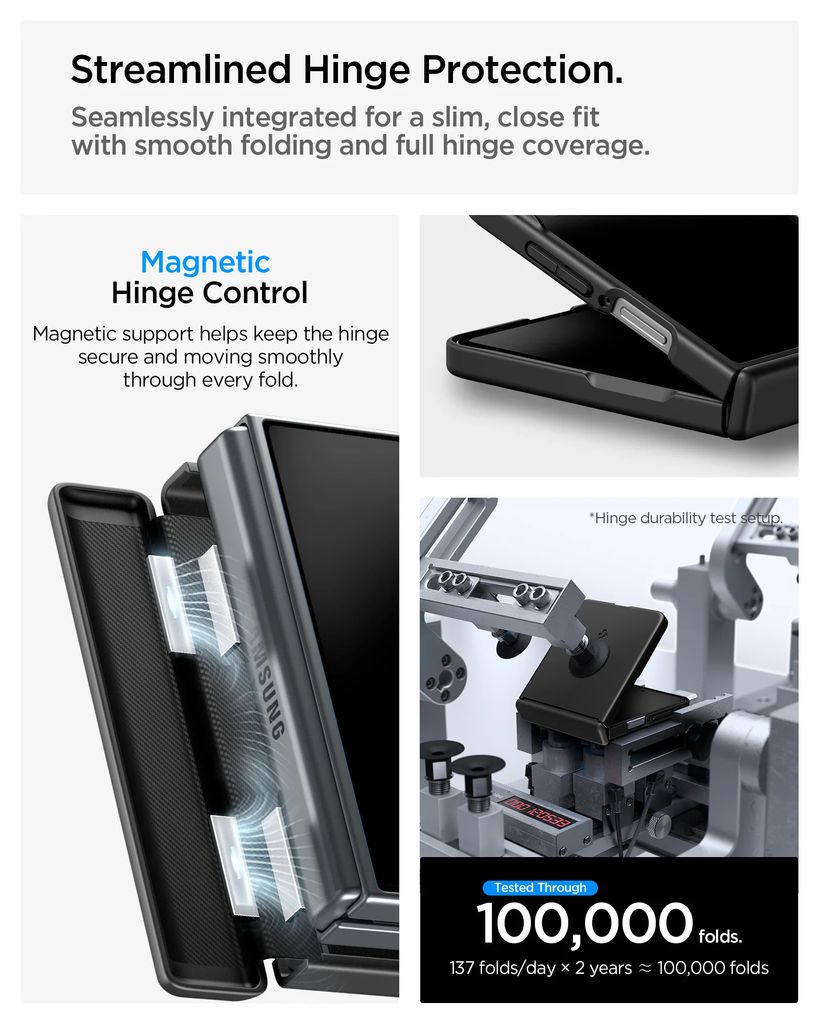 Spigen Air Fit Pro MagFit Cover til Samsung Galaxy Z Flip8 - Sort