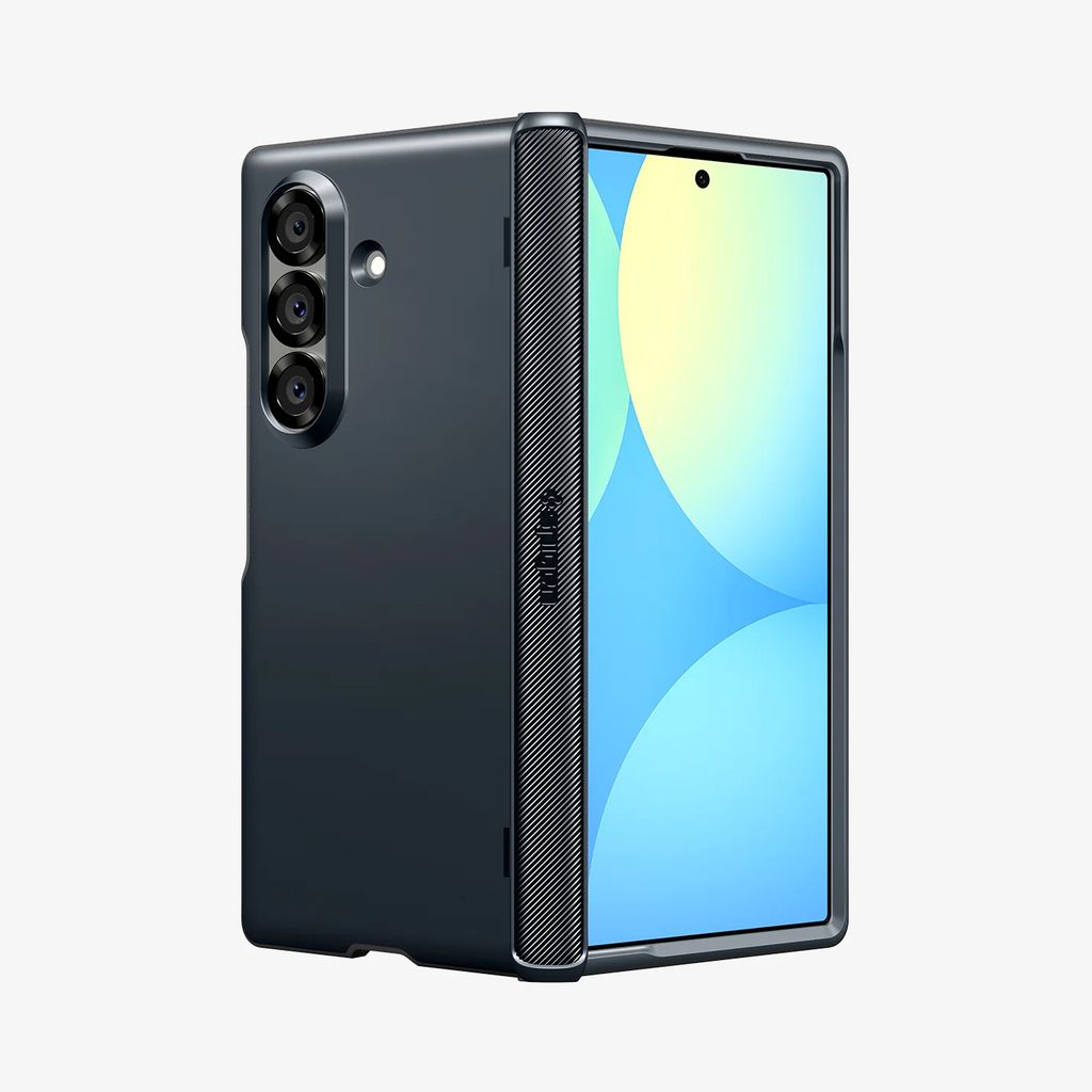 Spigen Slim Armor Pro MagSafe Skal till Samsung Galaxy Z Fold 7 - Metal Slate