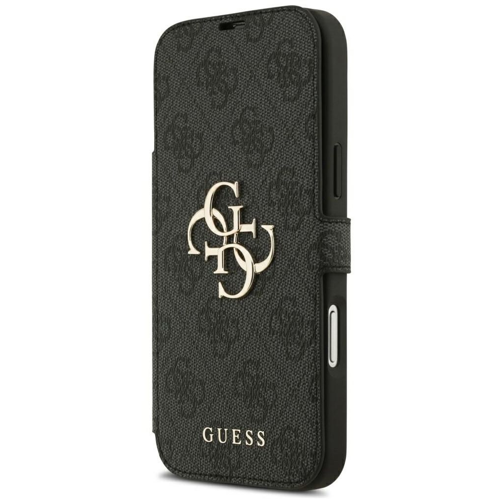 Guess 4G Metal Logo -kotelo  iPhone 18 Pro Max/17 Pro Max:lle - Musta