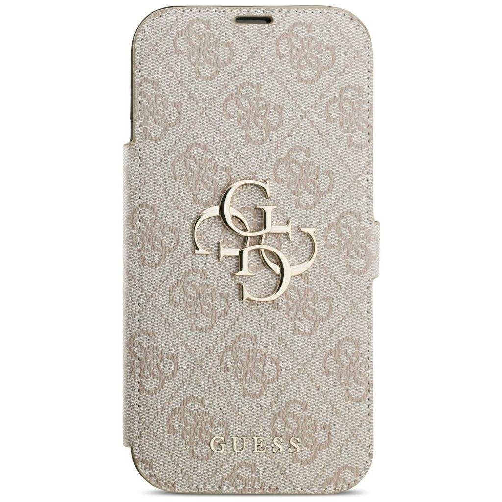 Guess 4G Metal Logo -kotelo  iPhone 18 Pro/iPhone 17 Pro:lle - Vaaleanpunainen