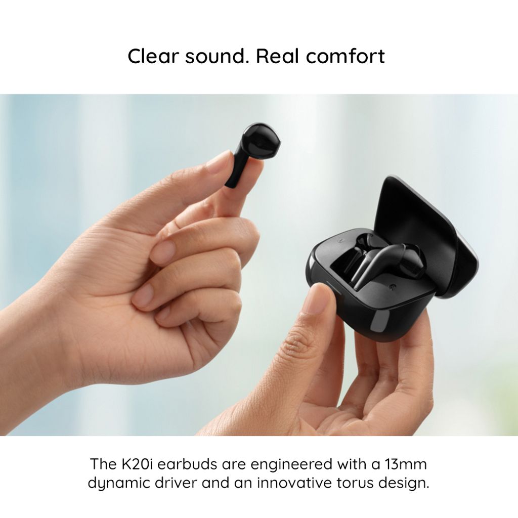Anker Soundcore K20i trådlösa hörlurar in-ear – Blå