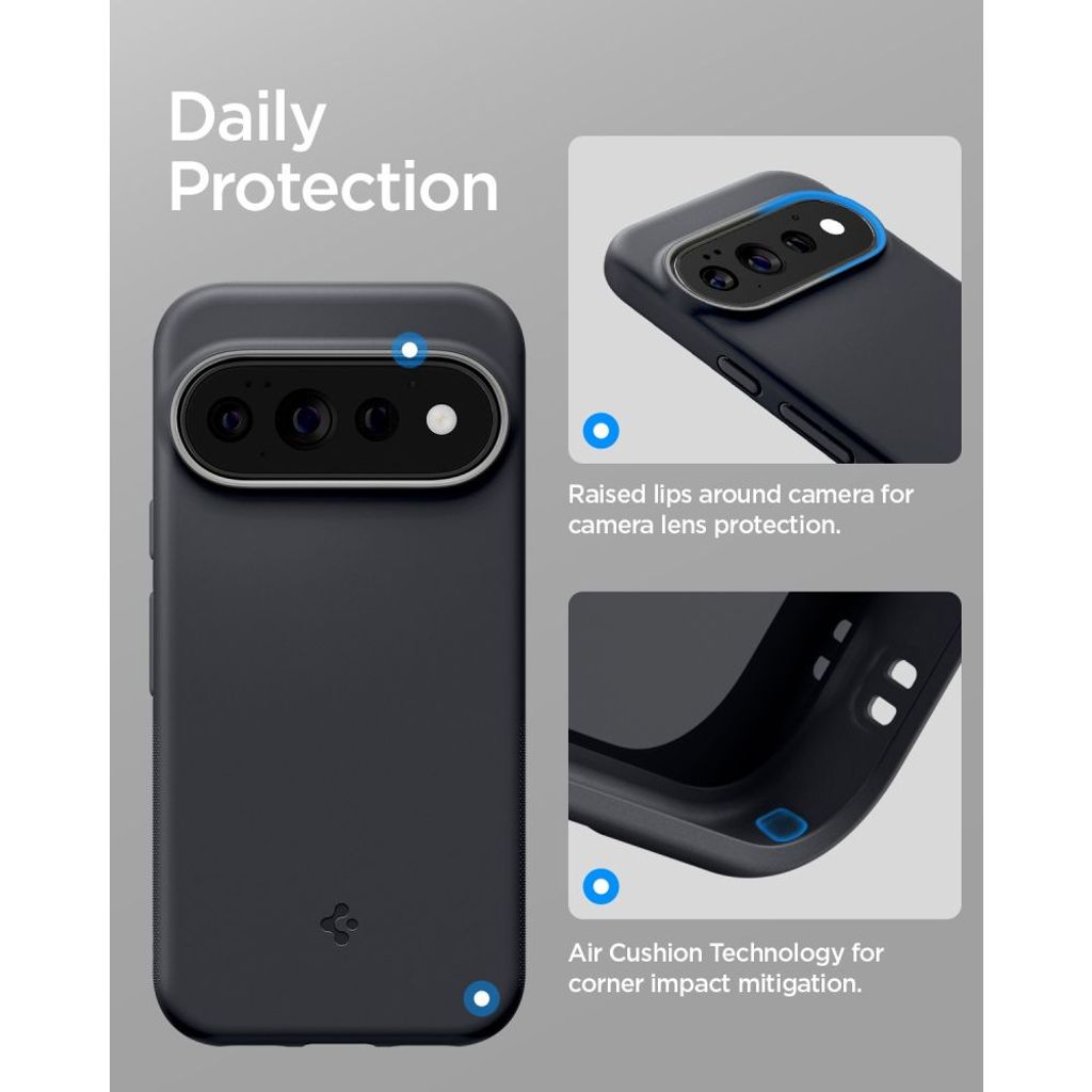 Spigen Nano Pop MagSafe -kuori till Google Pixel 11 Pro - Musta/Harmaa