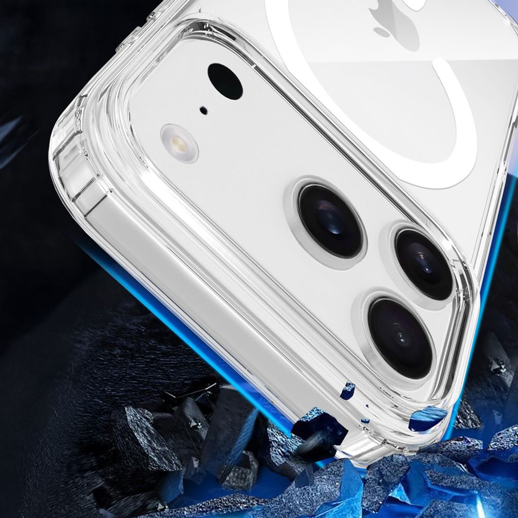 3mk Armor MagSafe Cover till iPhone 17 Pro Max - Gennemsigtig