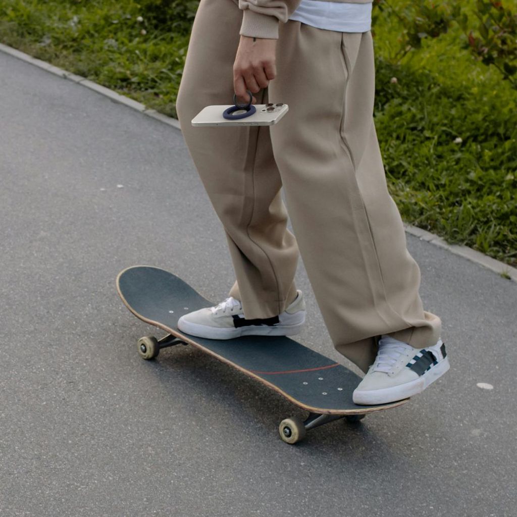 Spigen Nano Pop MagSafe magnetisk ringhållare – grå / svart