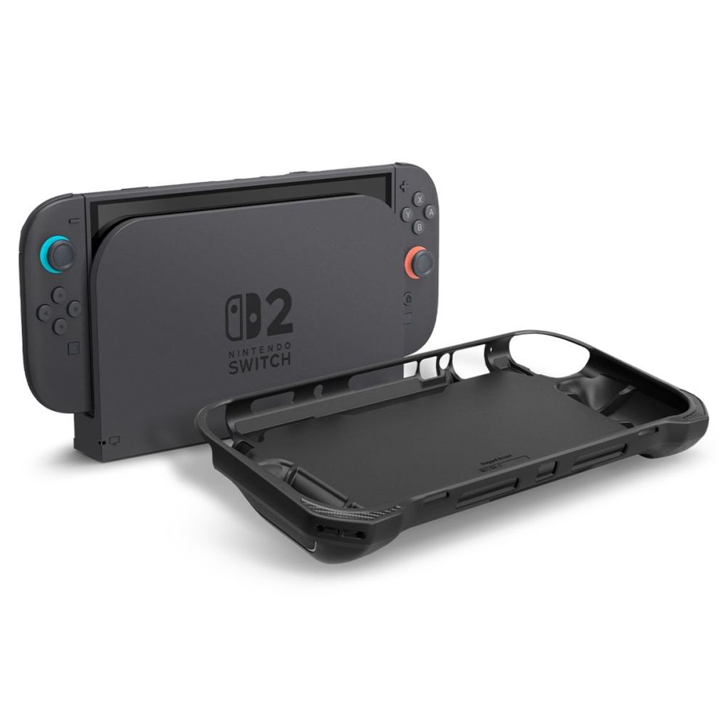 Spigen Rugged Armor-cover til Nintendo Switch 2 - Matsort