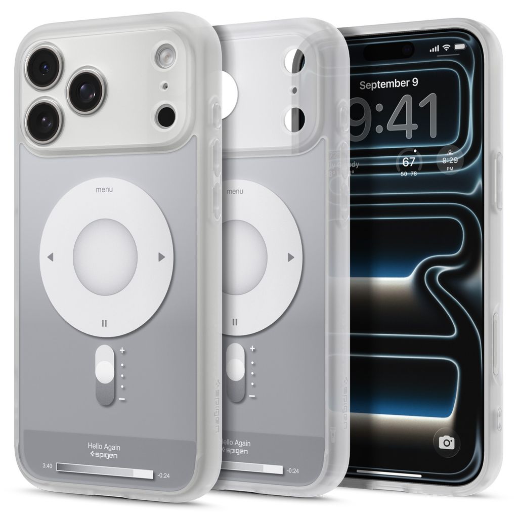 Spigen Ultra Hybrid MagFit Classic Skal till iPhone 18 Pro /17 Pro - Silver