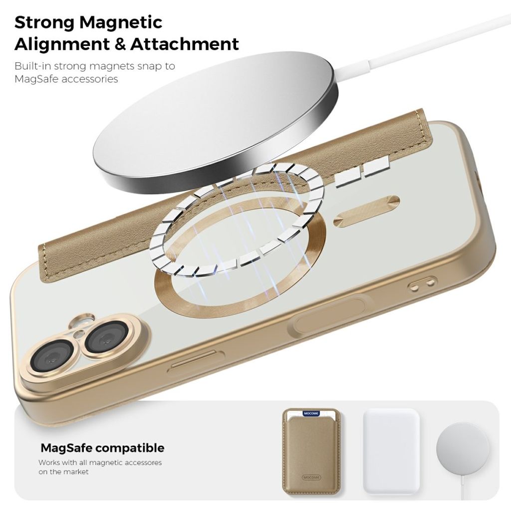 iPhone 17 Etui med MagSafe - Guld