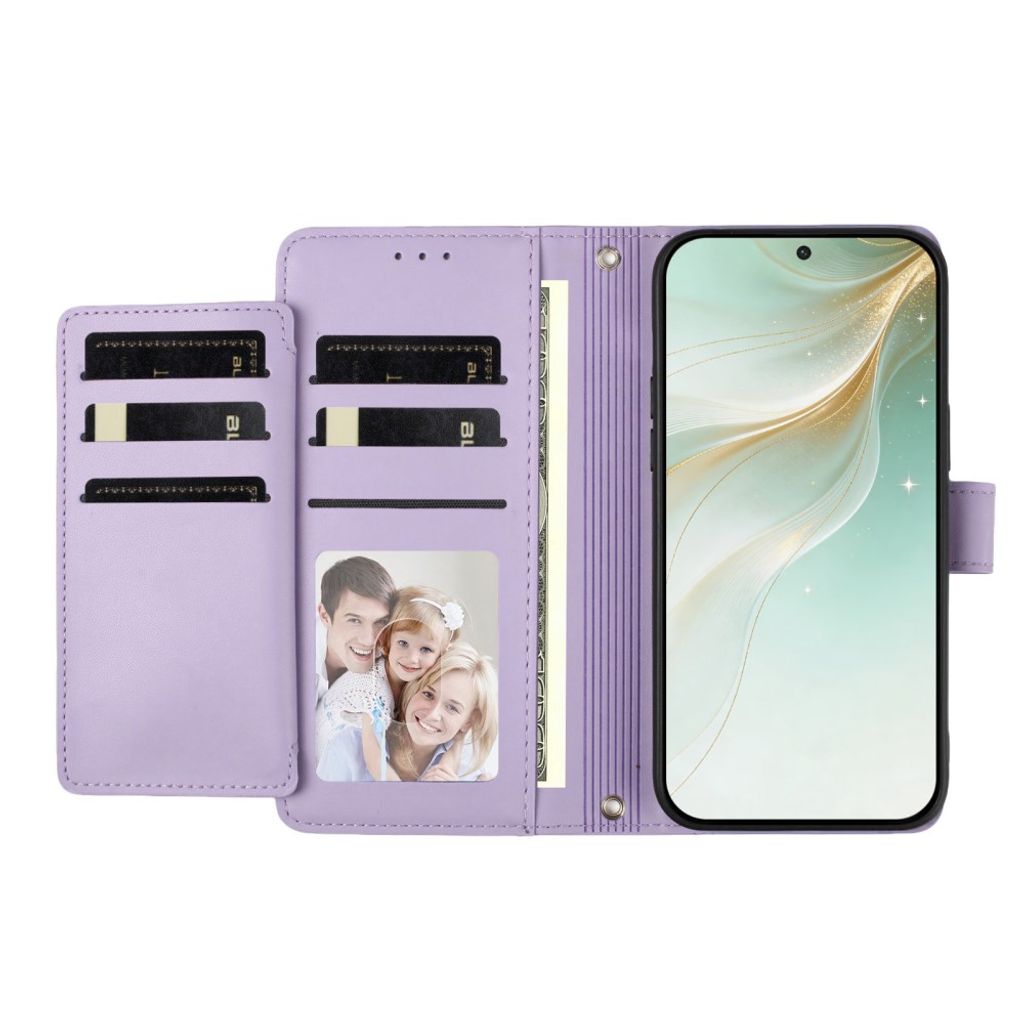 Xiaomi 17T Lompakkokotelo käsihihnalla - Vaaleanvioletti