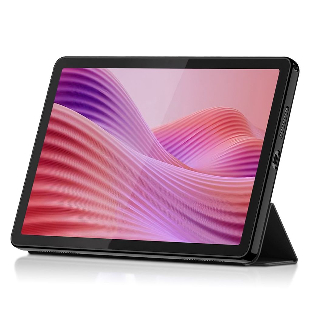 Lenovo Tab 10.1 (2025) Etui PU-lær/TPU med stativ – Svart