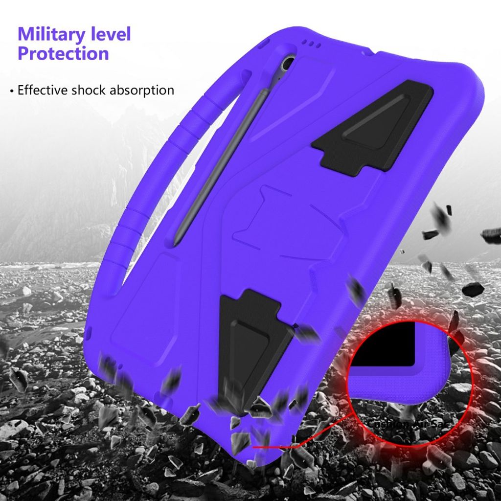 Samsung Galaxy Tab S10 FE Plus Case with Handle stand - Purple
