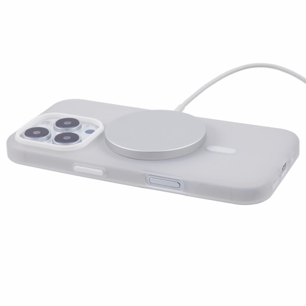 iPhone 13 Pro Max MagSafe-yhteensopiva TPU-kuori - Valkoinen