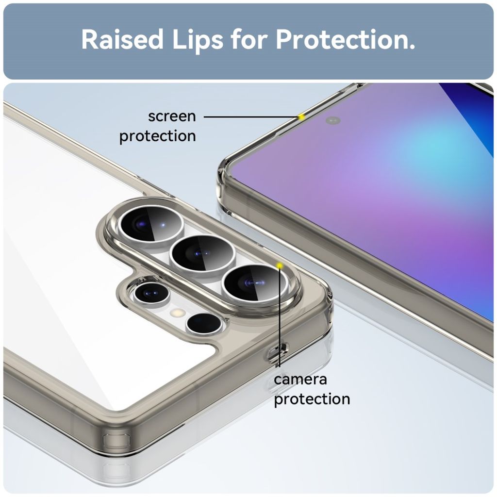 Samsung Galaxy S26 Ultra Acrylic Case - Transparent Grey