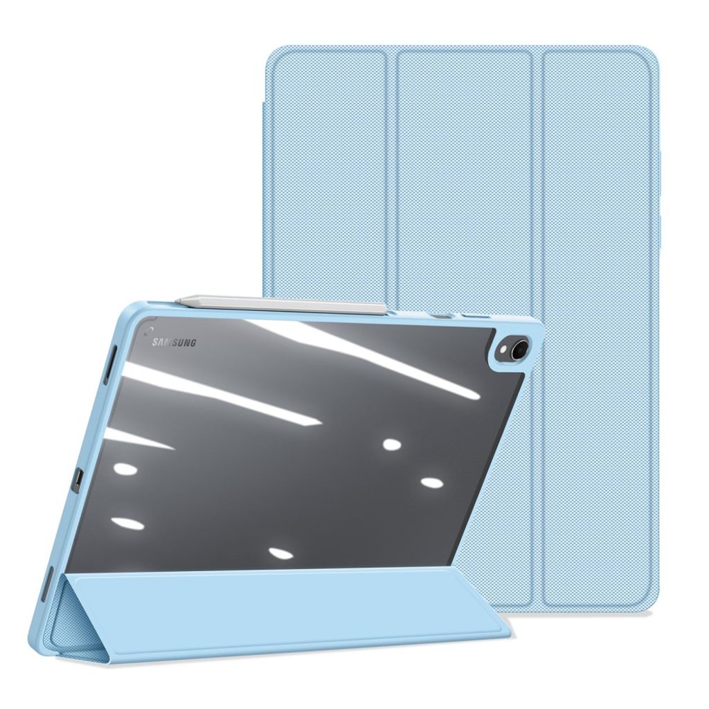 DUX DUCIS Samsung Galaxy Tab S12 Plus Tri-fold stativfodral - Ljusblå
