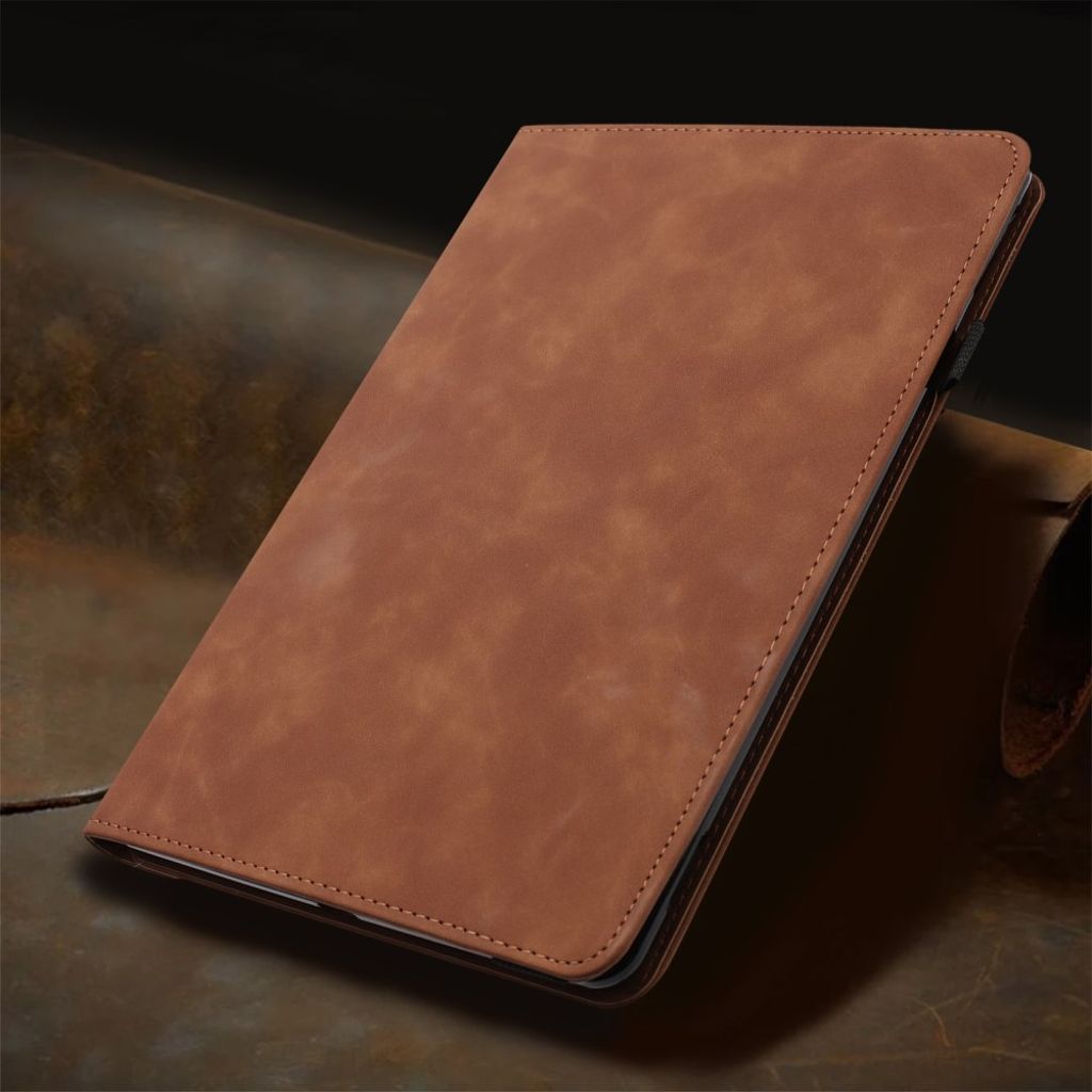 Samsung Galaxy Tab A11 / A9 Etui i PU-skinn - brun