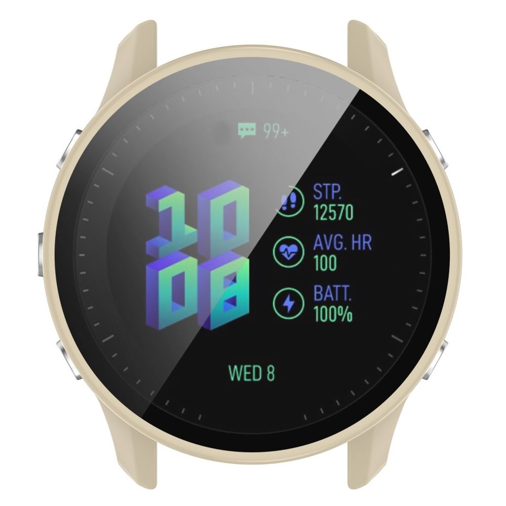 Garmin Forerunner 955 Skal med Skärmskydd - Beige