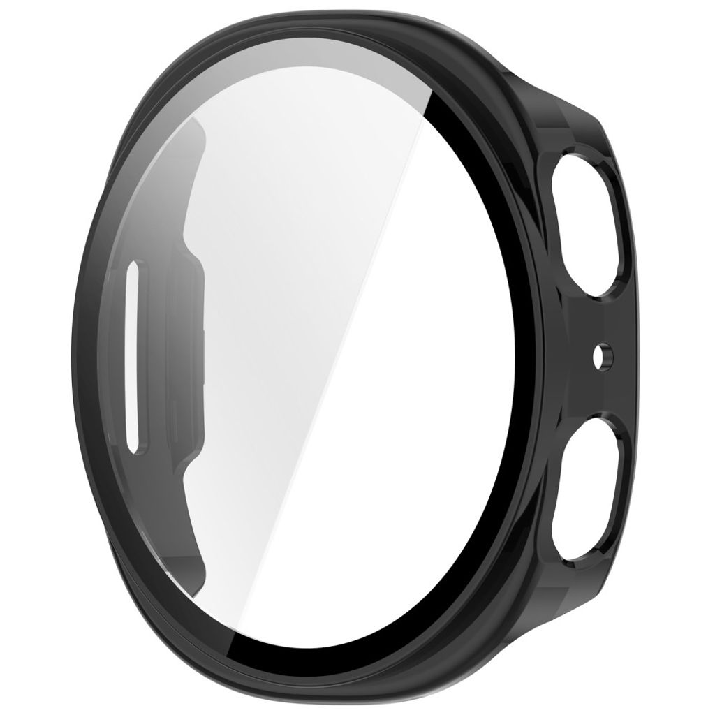 Samsung Galaxy Watch9 44mm Deksel med skjermbeskytter i glass - Svart