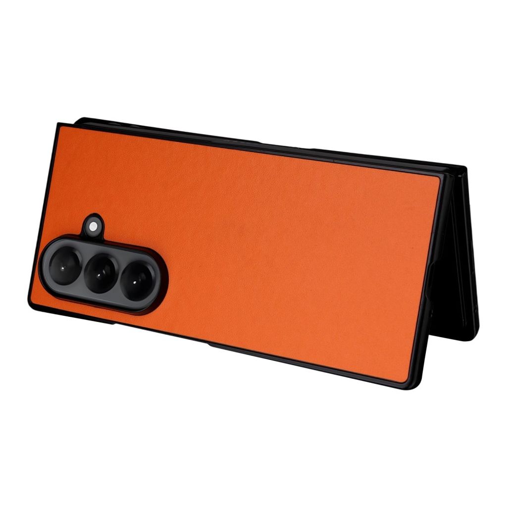 Samsung Galaxy Z Fold7 5G PU-läder skal – Orange