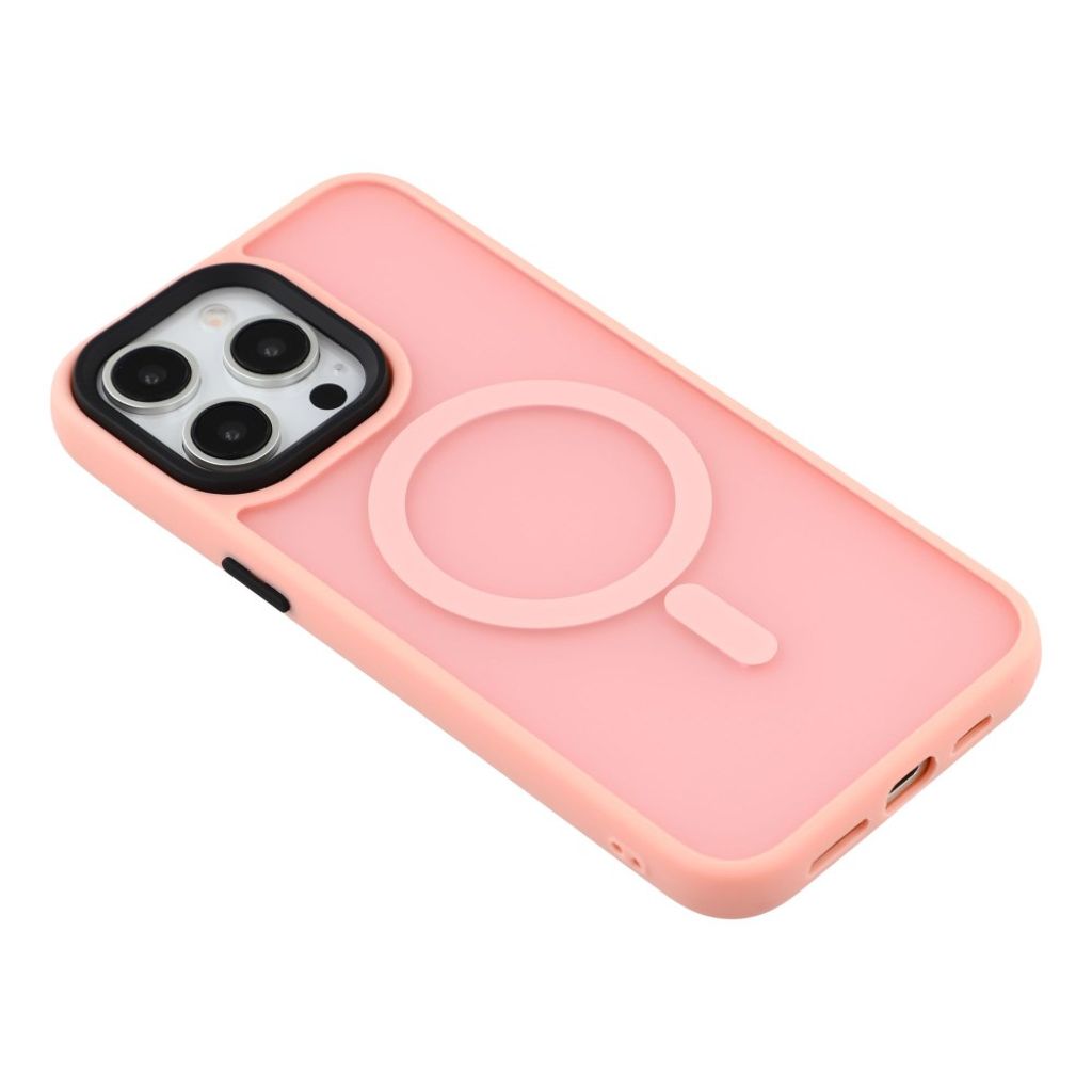 iPhone 12 Pro Max Cover MagSafe kompatibel - Lyserød