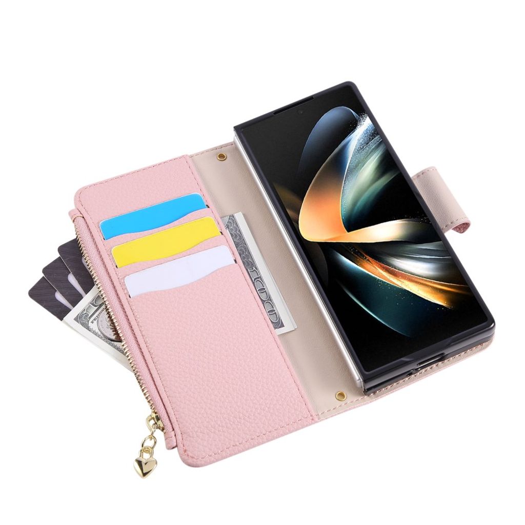 Samsung Galaxy Z Fold7 5G Skal med rem - Rosa