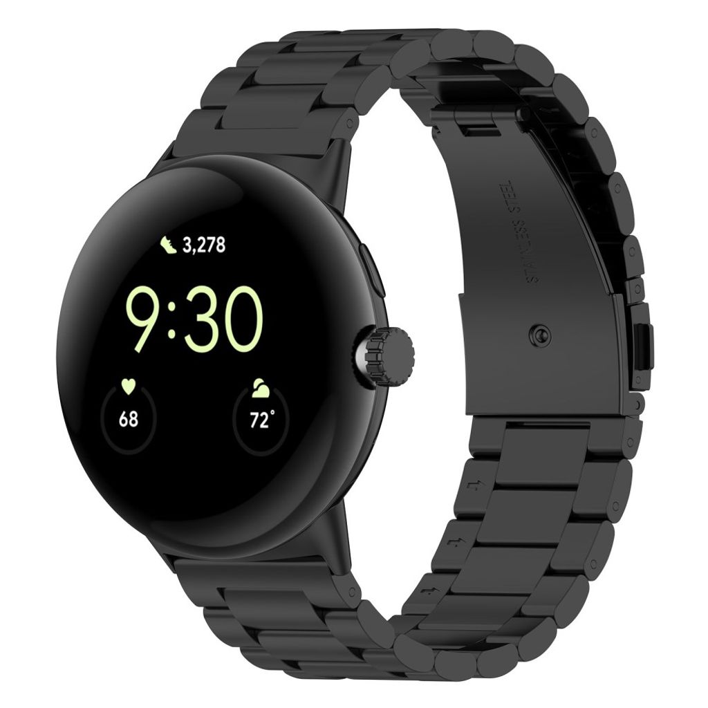 Google Pixel Watch 3 45 mm Kellonranneke Ruostumaton teräs - musta