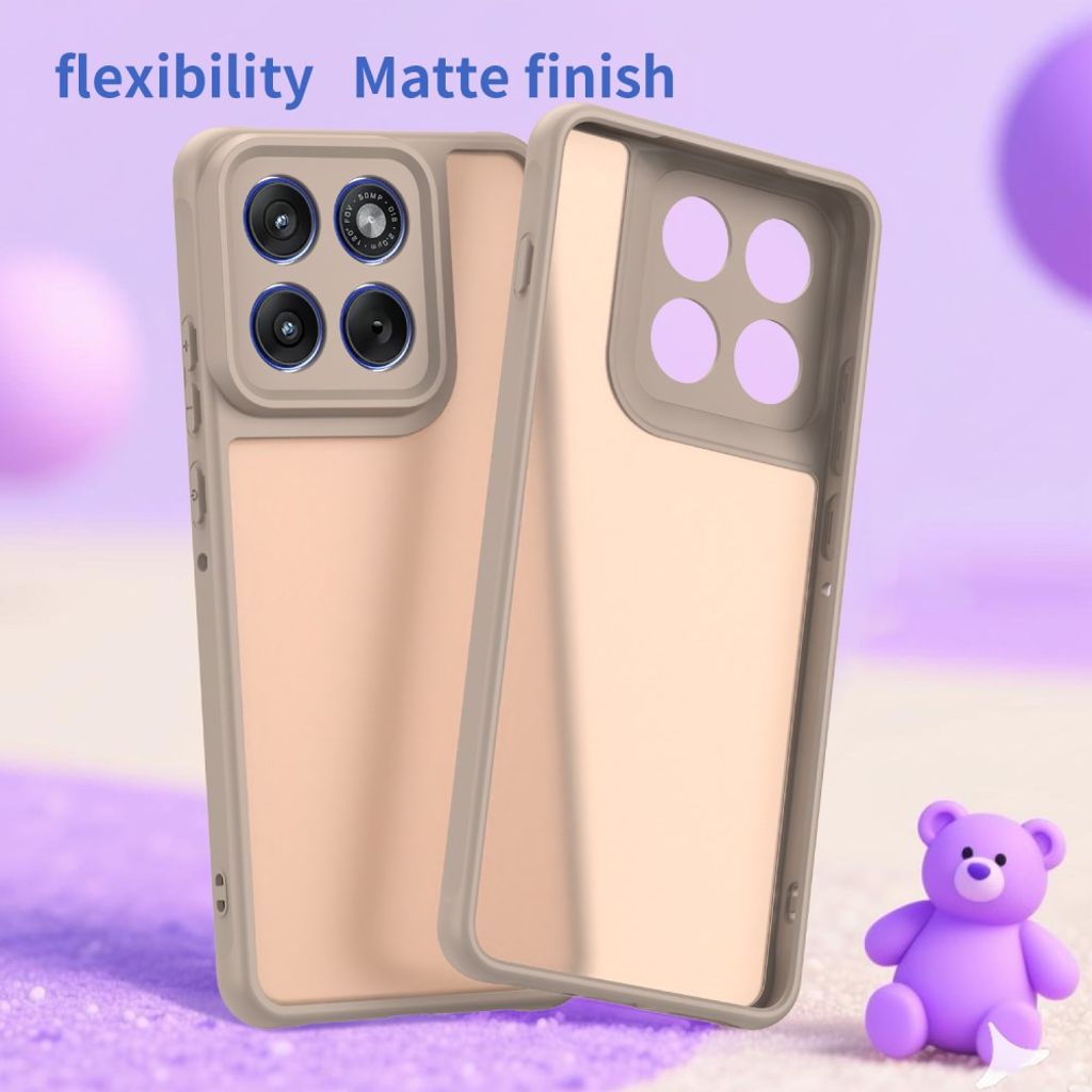 Motorola Edge 70 5G Case Drop Proof Hybrid Frosted - Orange