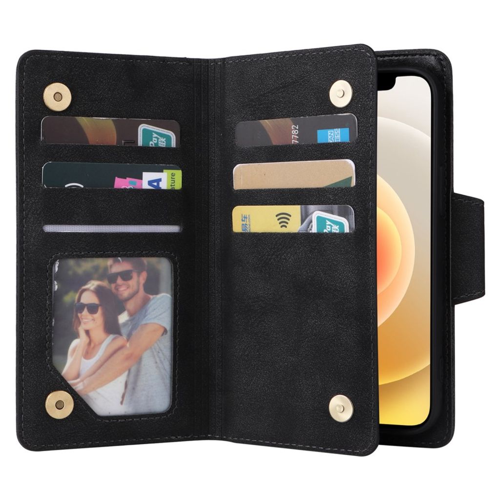 iPhone 12 Mini Cover with Stand - Black