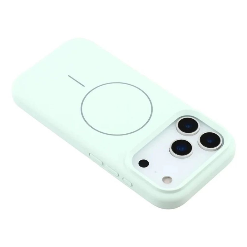 iPhone 18 Pro Max MagSafe-yhteensopiva kuori kahdella näytönsuojalla - vihreä