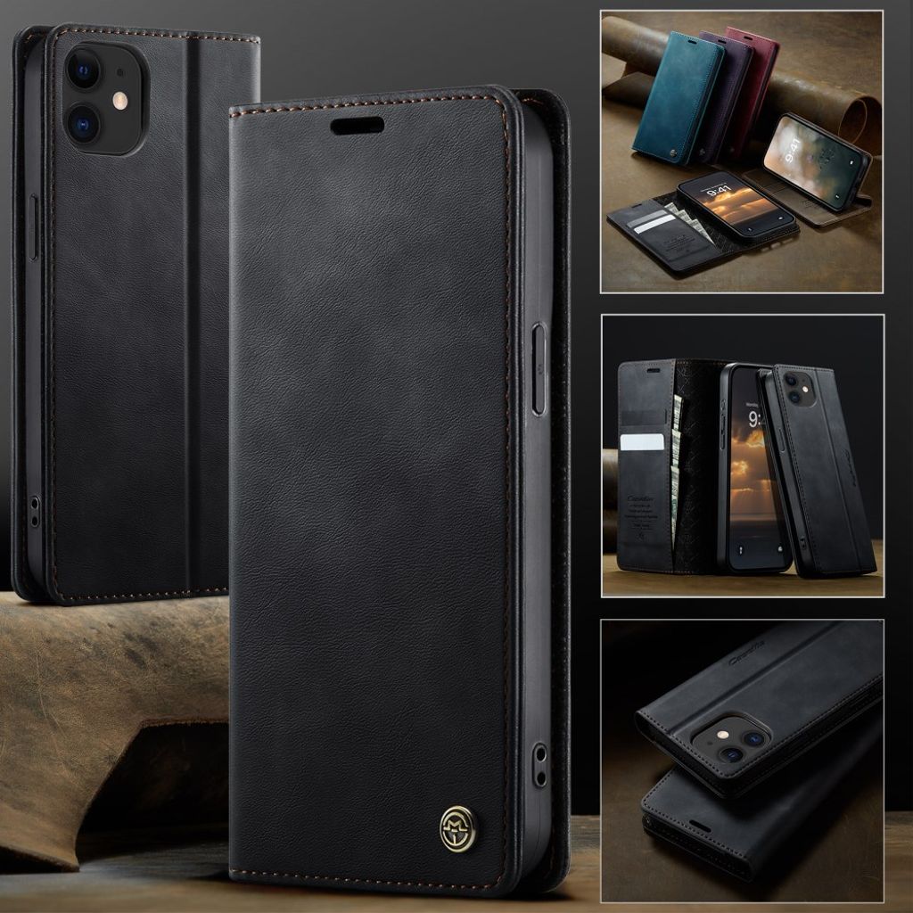 CASEME iPhone 12 Mini Cover with Card slots - Black