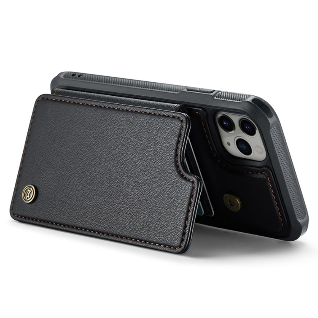 CASEME iPhone 11 Pro Cover med 5 Kortplads - Sort